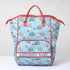 Personalized Hearts Printed Diaper Bag
